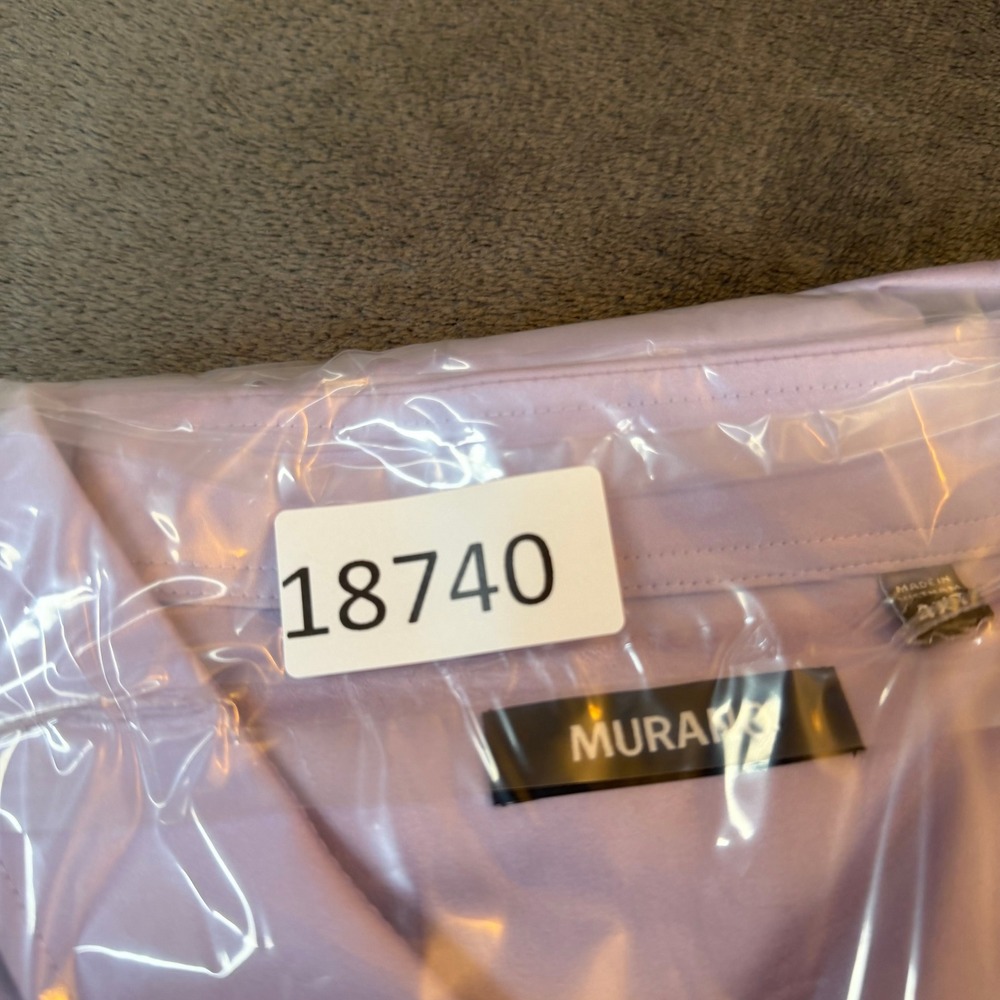 Murano Liquid Luxury Dress Shirt Mens 4XT Lavender Stretch Long Sleeve Tall NWT - Picture 10 of 10